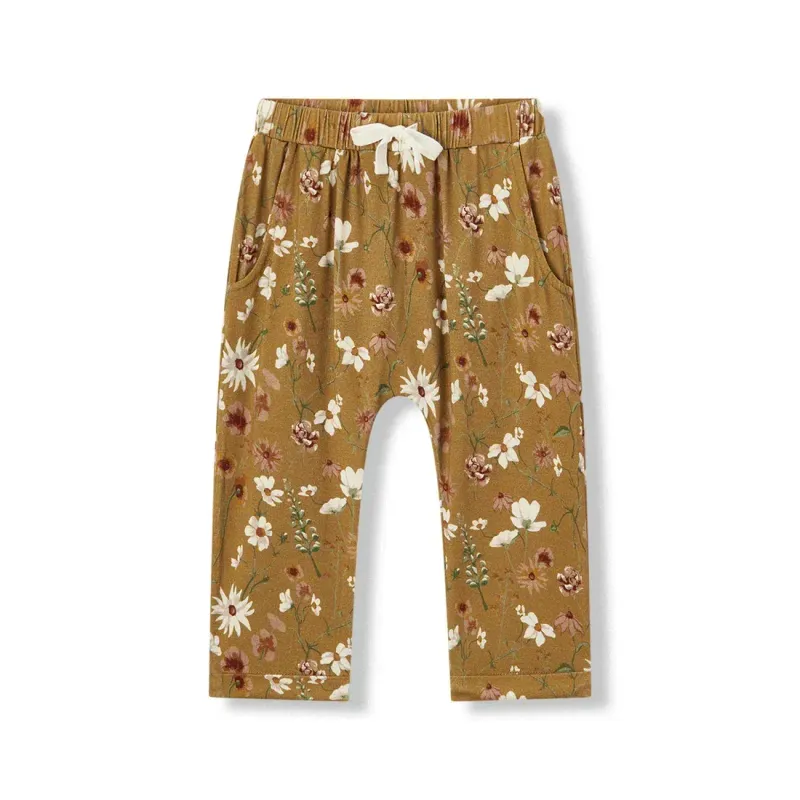 Bamboo Luxe Stretch Jogger Pants Wildflower 3-6 Month Final Sale