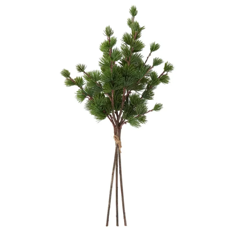 Real Touch Larch Pine Bundle Of 3 Stems 25.5"