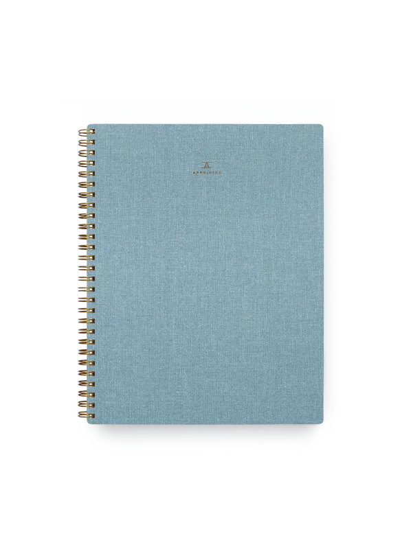 The Notebook In Chambray Blue 7.5" x 9.5"