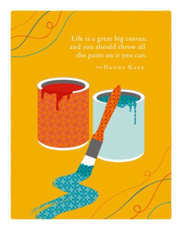 Card Life Is A Great Big Canvas