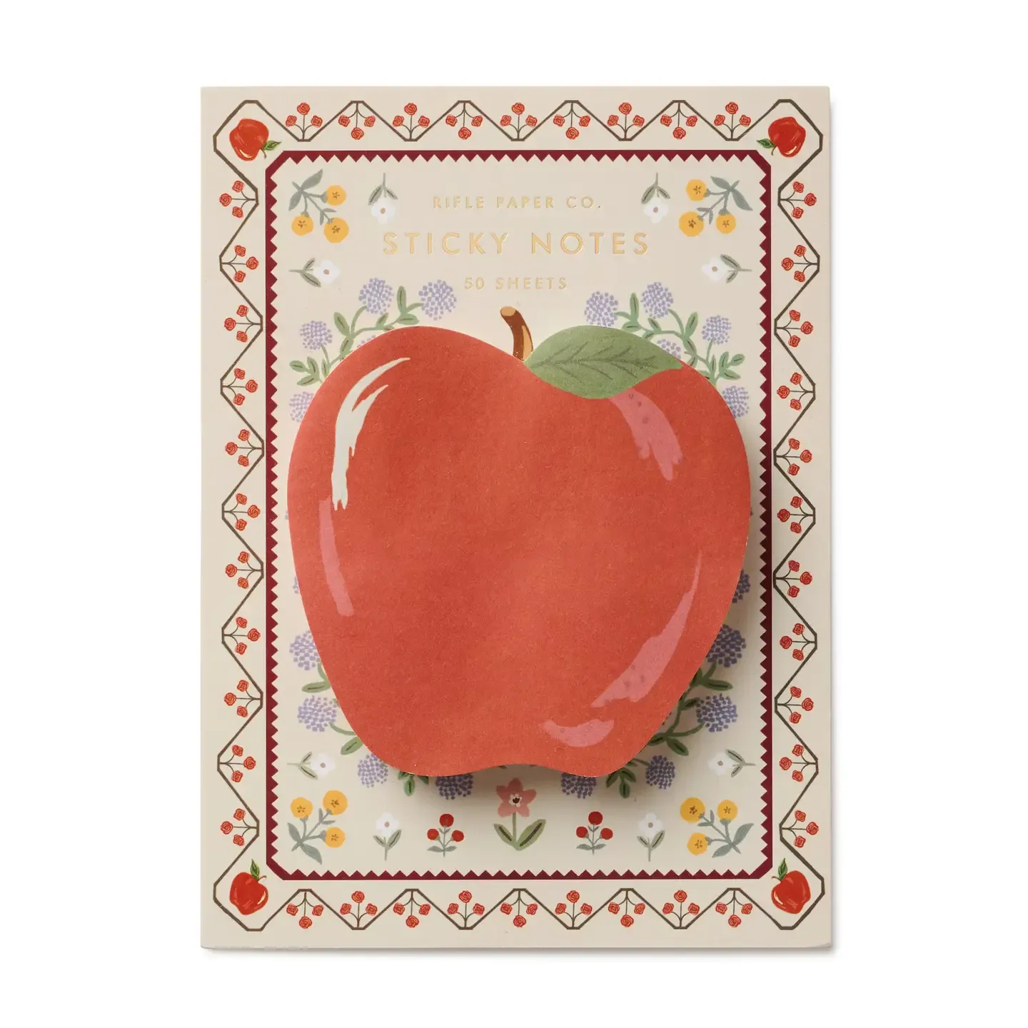 Rifle Paper Co. Sticky Notes Apple