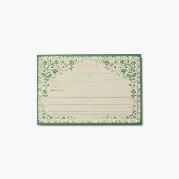 Rifle Paper Co. Recipe Cards Artichoke