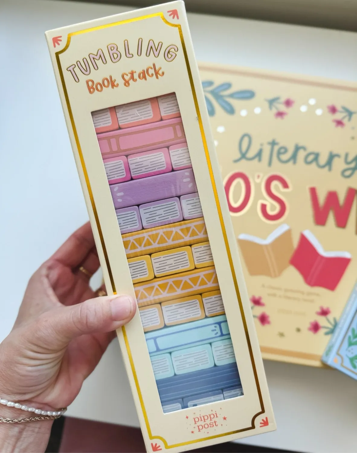 Tumbling Book Stack Balance &amp; Stacking Game