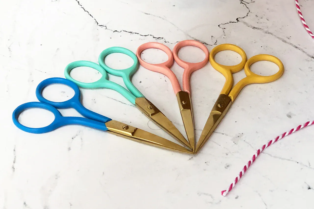 Embroidery Scissors In Yellow