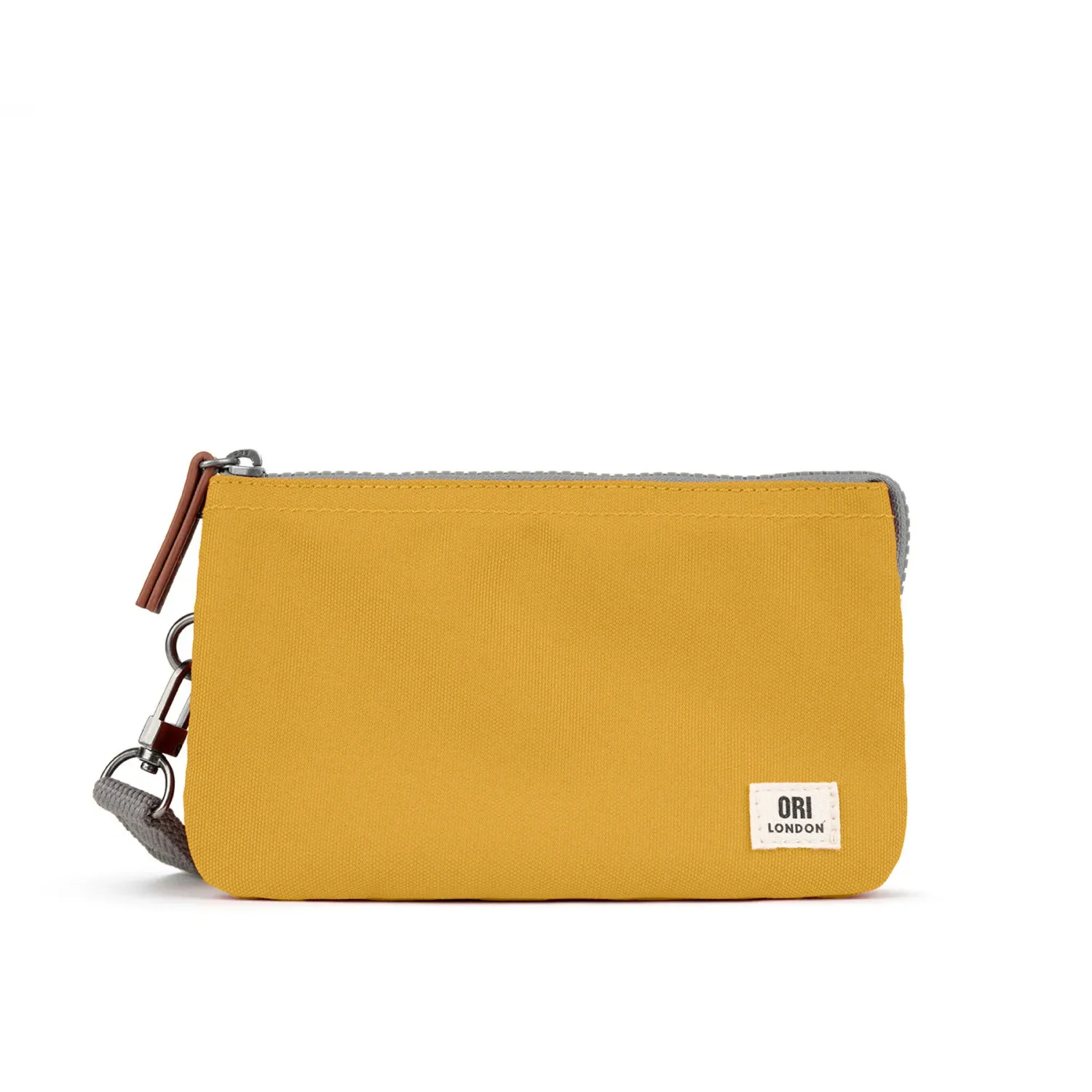 ORI London Wallet Carnaby Flax With Wrist Strap Medium