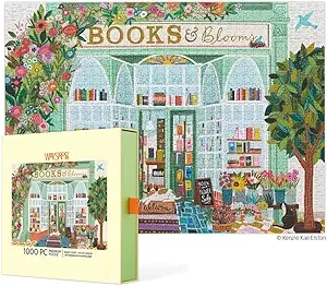 Premium 1000 Piece Puzzle Book &amp; Blooms