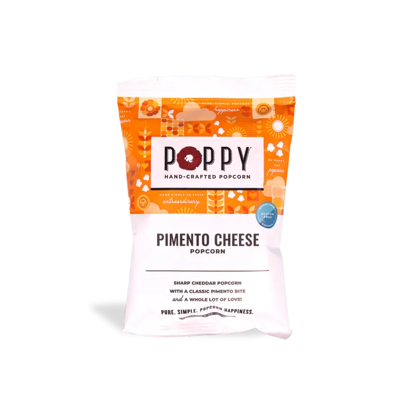 Poppy Popcorn Pimento Cheese 0.8oz Snack Bag