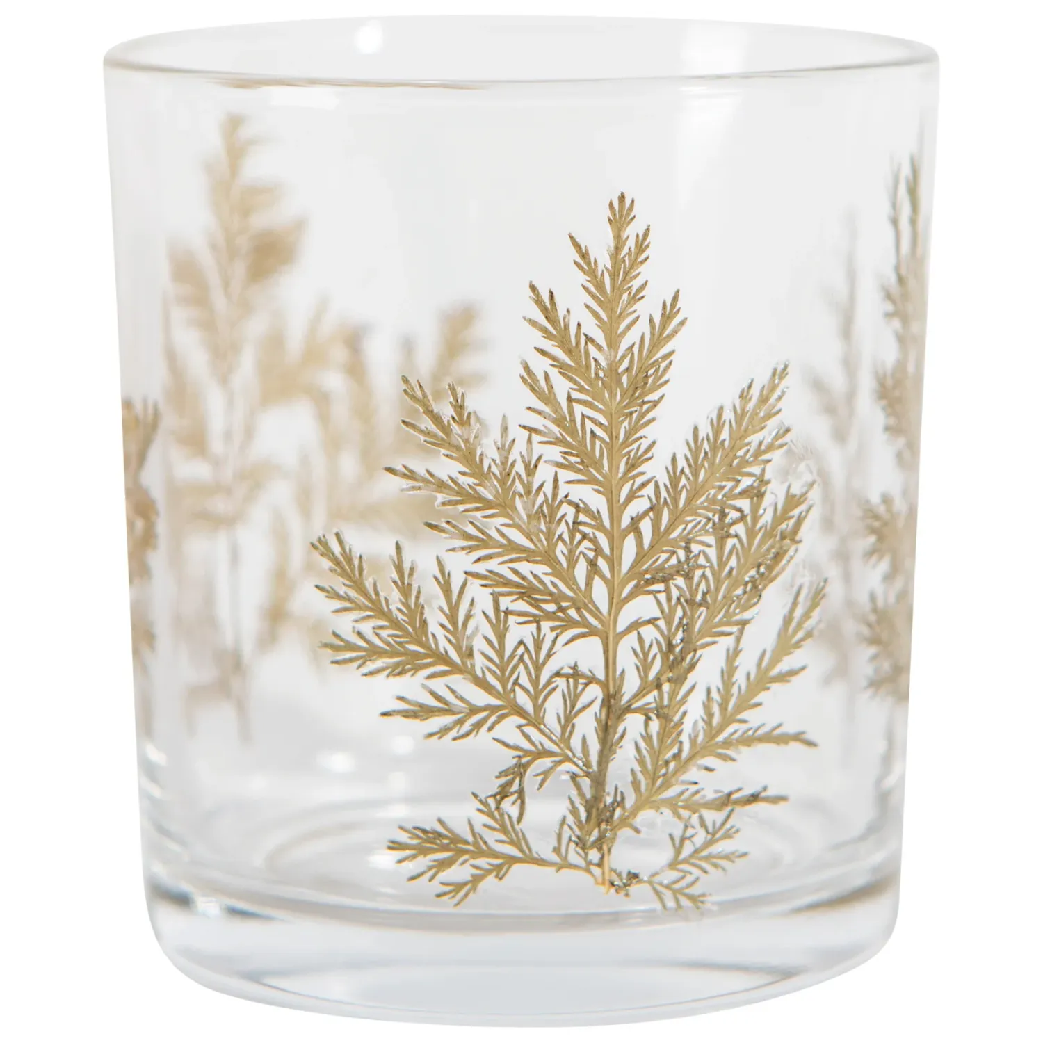 Glass Tealight Holder In Folia