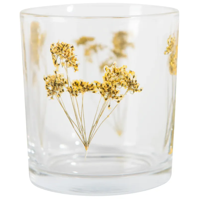 Glass Tealight Holder In Stem