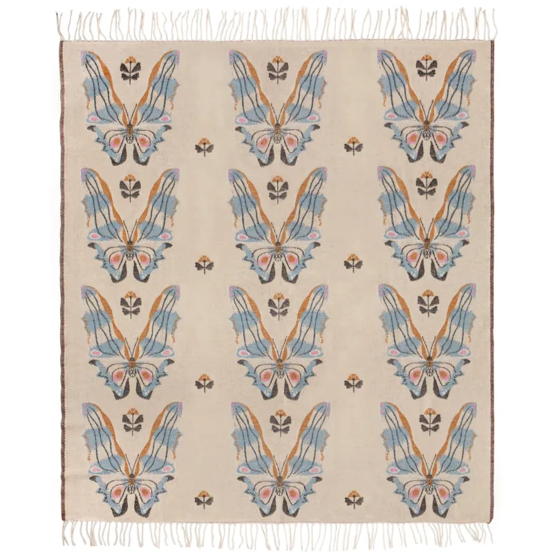 Cotton Throw Blanket In Aurora