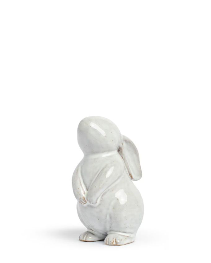 Melissa Standing Bunny In Antique White 3.5"x2.75"x5"