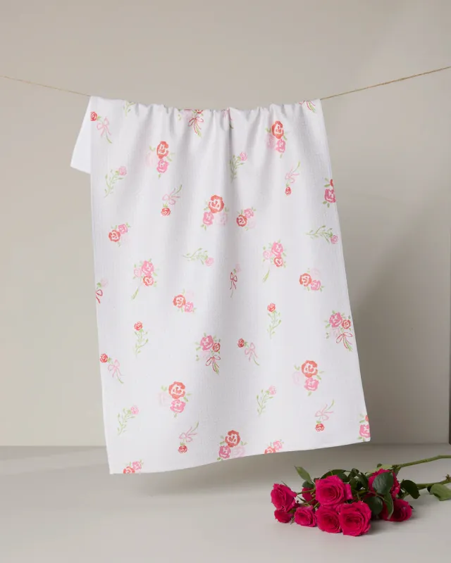 Geometry Tea Towel Rosy Cheeks