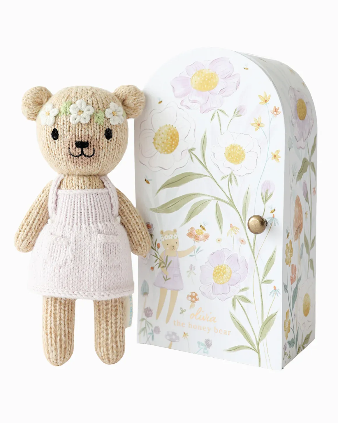 Cuddle &amp; Kind Tiny Olivia The Honey Bear In A Box