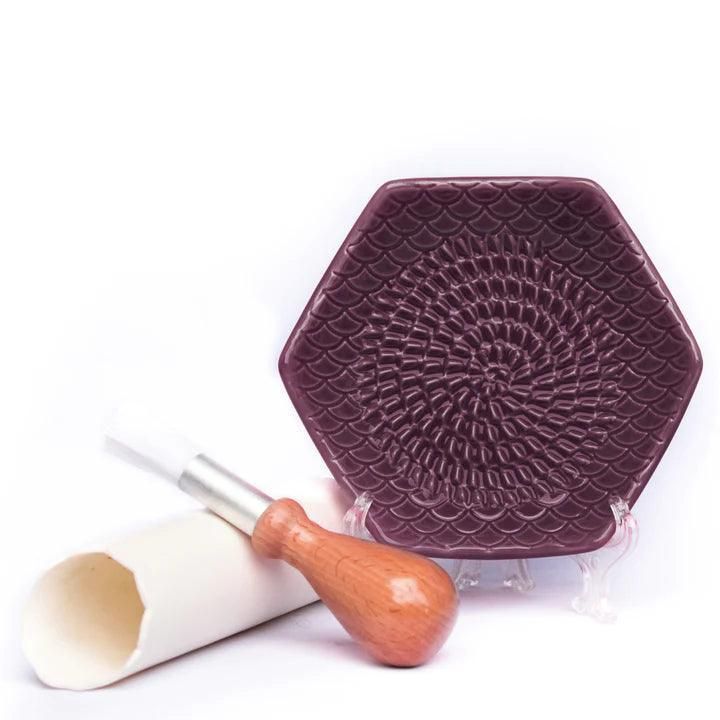 Grate Plate 3 Piece Set Eggplant