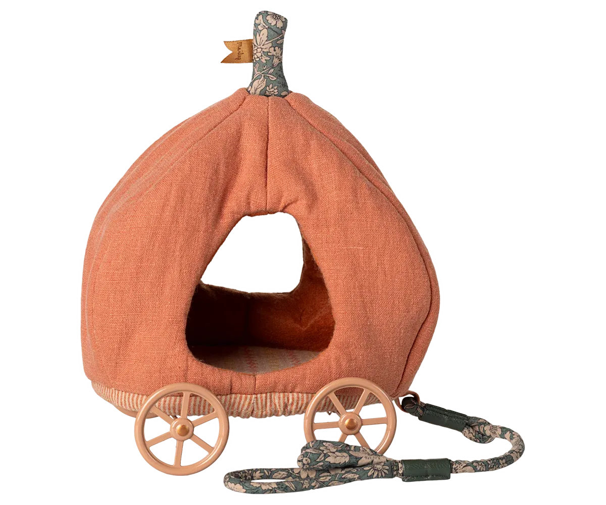 Maileg Mouse Pumpkin Carriage