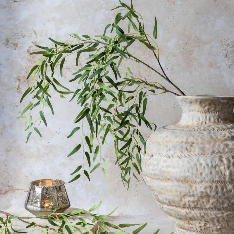 Willow Branch In Forest Green