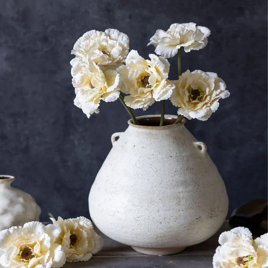 Peony Garden Lace Stem In Cream