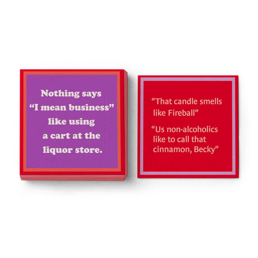 Cocktail Napkins Fireball