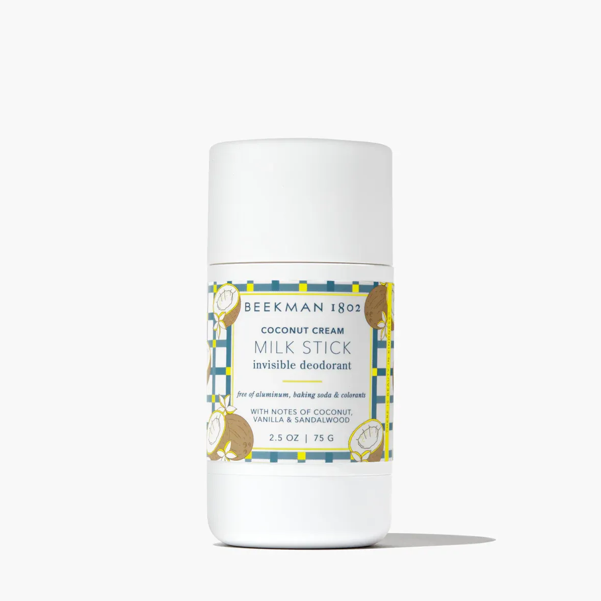 Beekman Milk Stick Deodorant In Coconut Cream