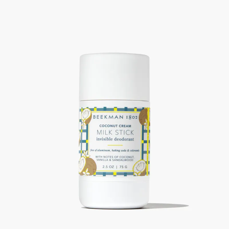 Beekman Milk Stick Deodorant In Coconut Cream
