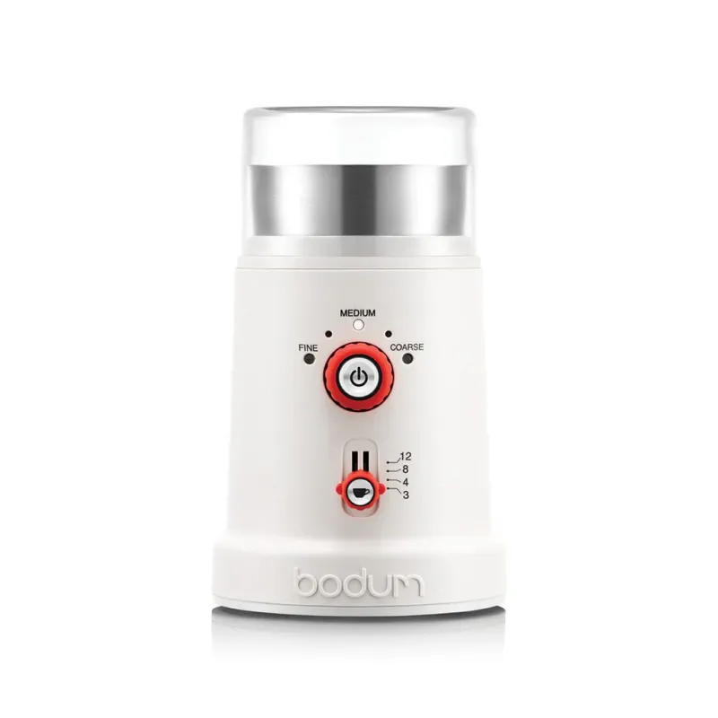 Bodum Bistro Electric Blade Coffee Grinder In White
