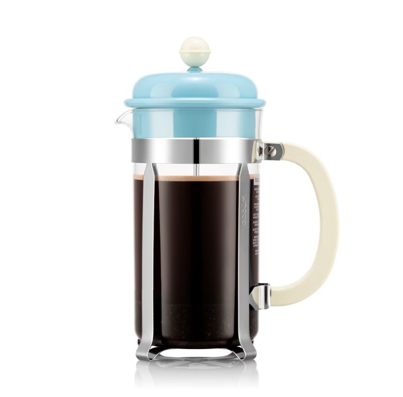 Bodum Caffettiera French Press Coffee Maker In Ice Blue 34oz