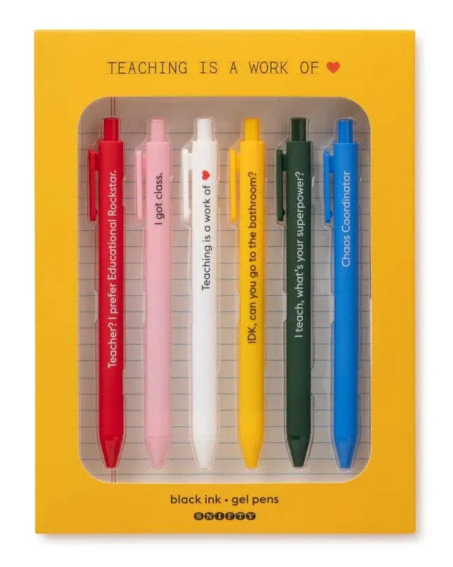 Gel Pen Set Teaching Is A Work Of Heart