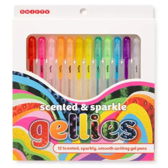 Gel Pen Set Gellies Scented &amp; Sparkle