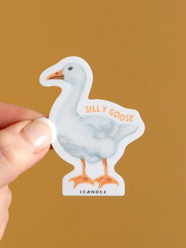 Decal Sticker Silly Goose
