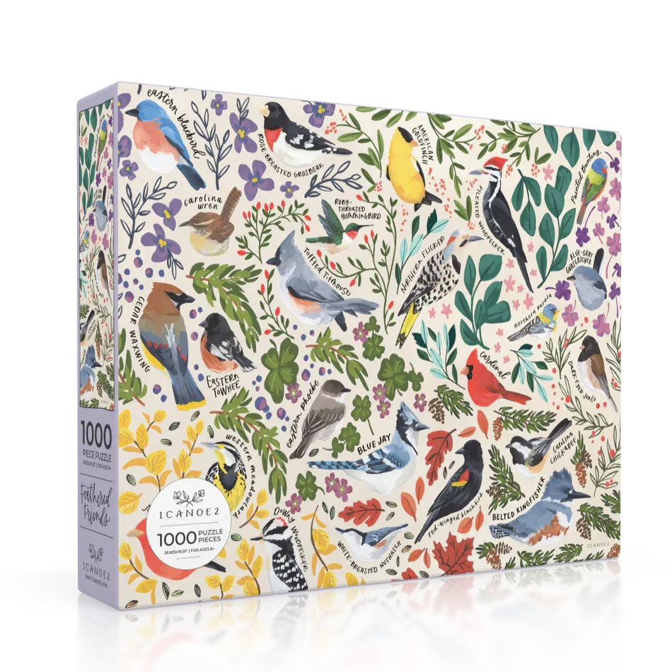 1000 Piece Puzzle In Feathered Friends