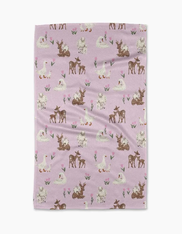 Geometry Tea Towel Thank You Mom