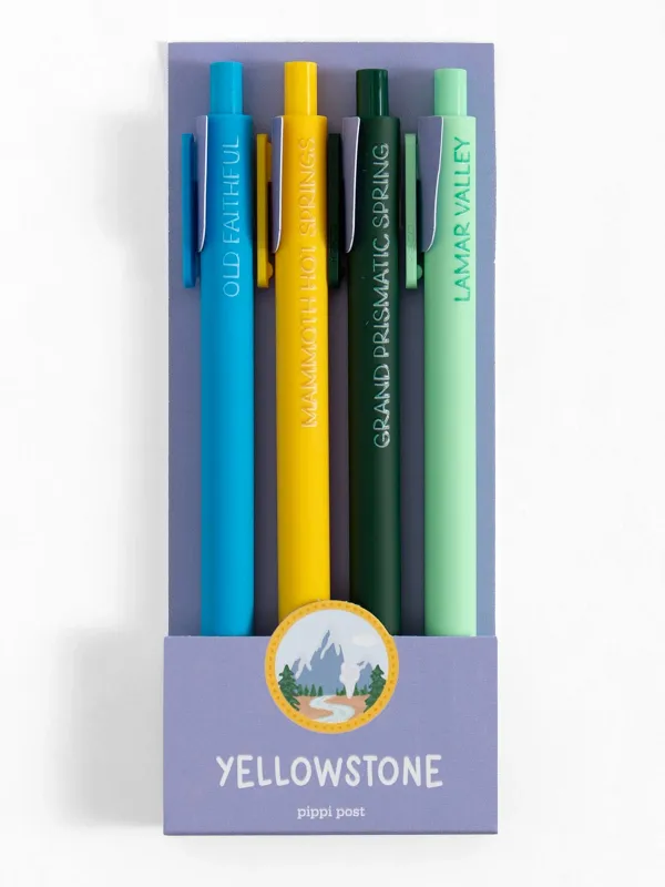 Yellowstone Gel Pen Set