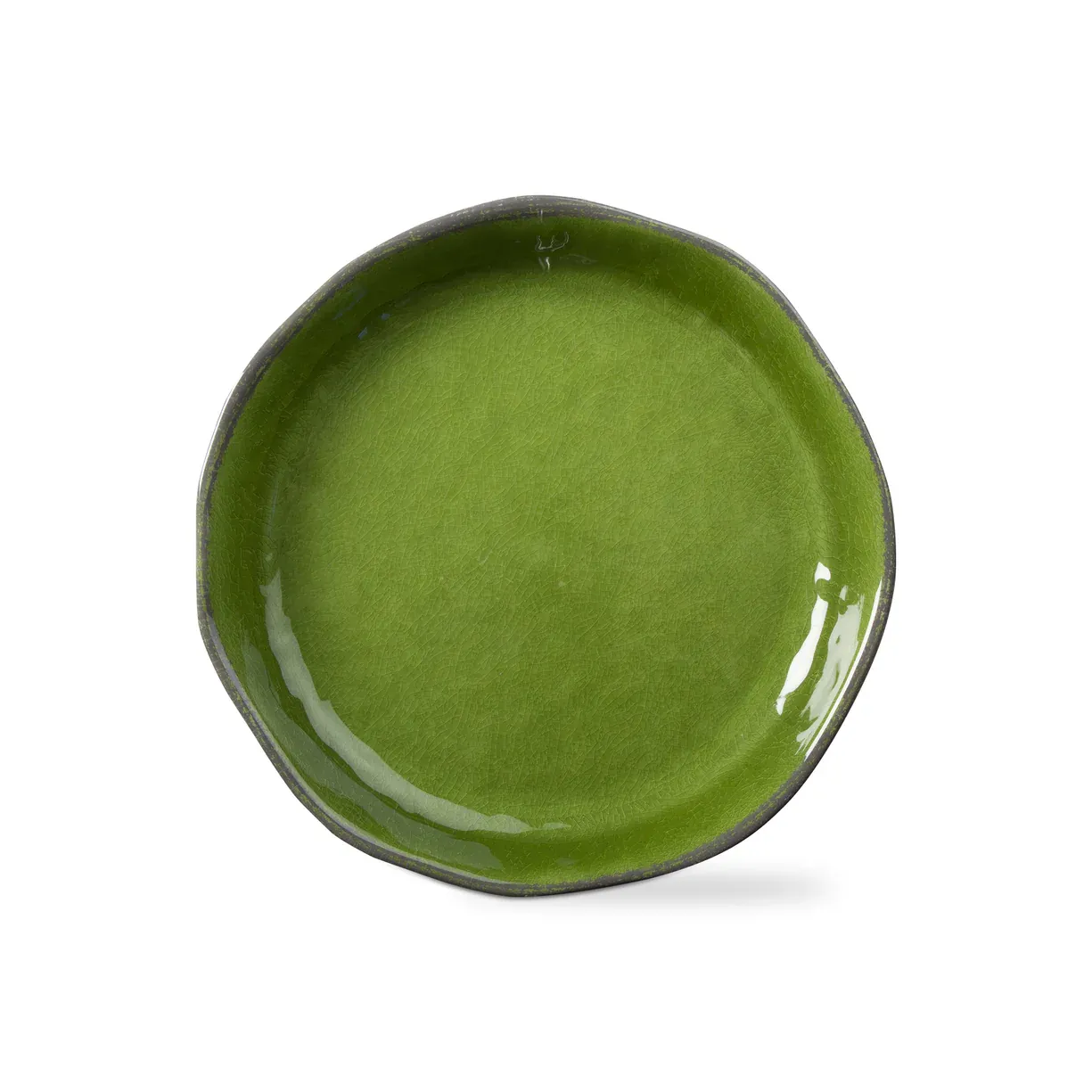 Melamine Veranda Large Shallow Bowl Green