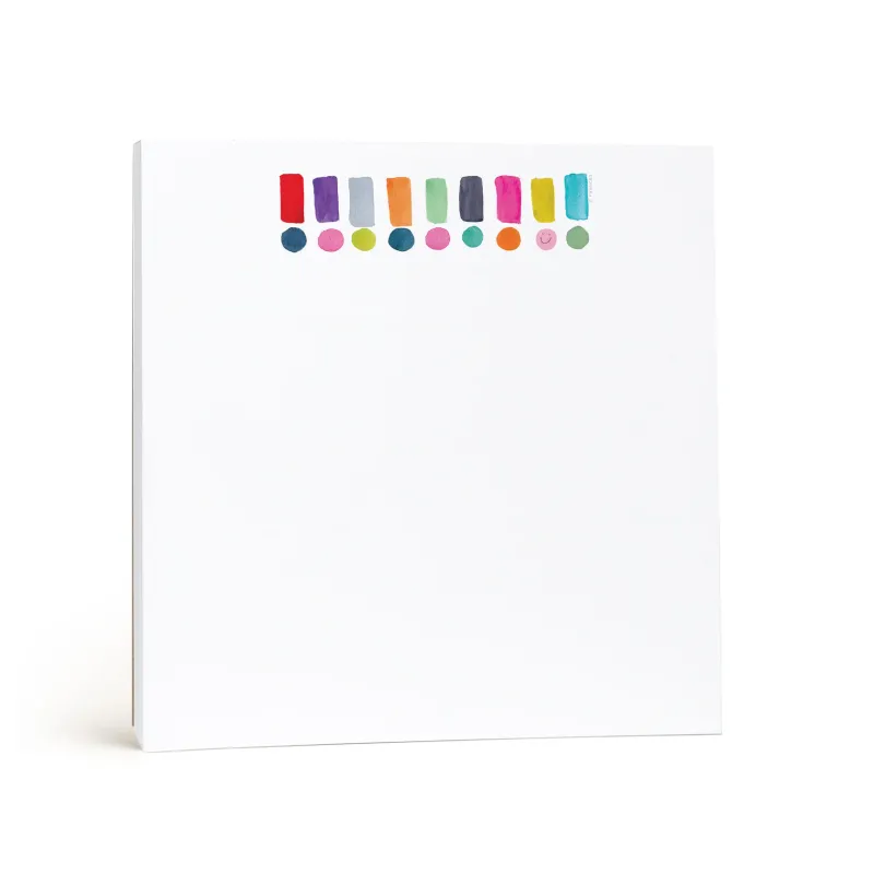 Chunky Notepad Happy Dots Exclamation