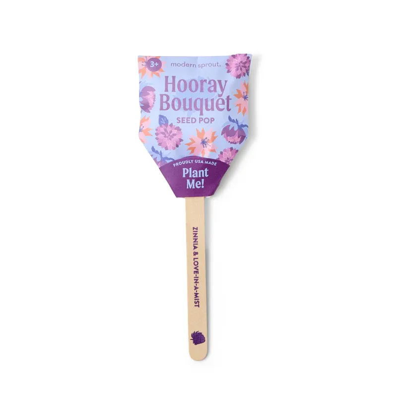 Flower Seed Pop In Hooray Boquet