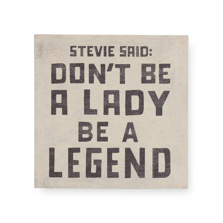Art Poster Stevie Said 8"x 8"