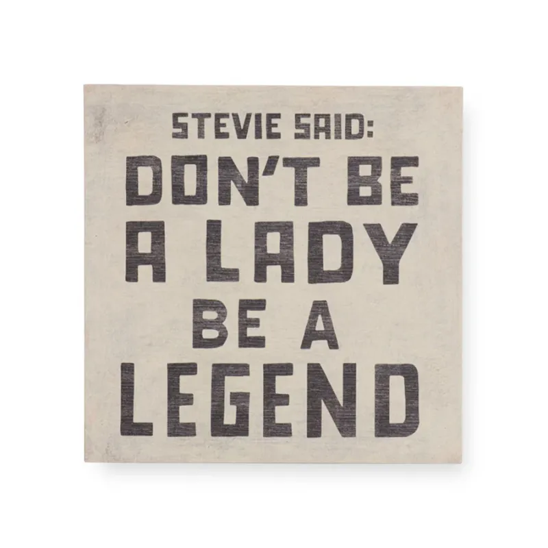 Art Poster Stevie Said 8"x 8"