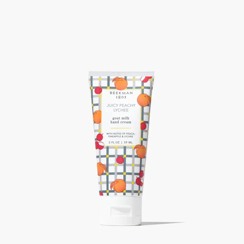 Beekman Juicy Peachy Lychee Hand Cream 2oz