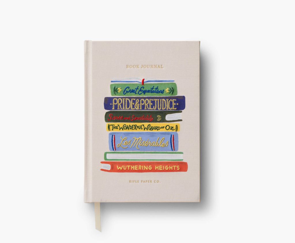 Rifle Paper Co. Embroidered Book Journal Book Club
