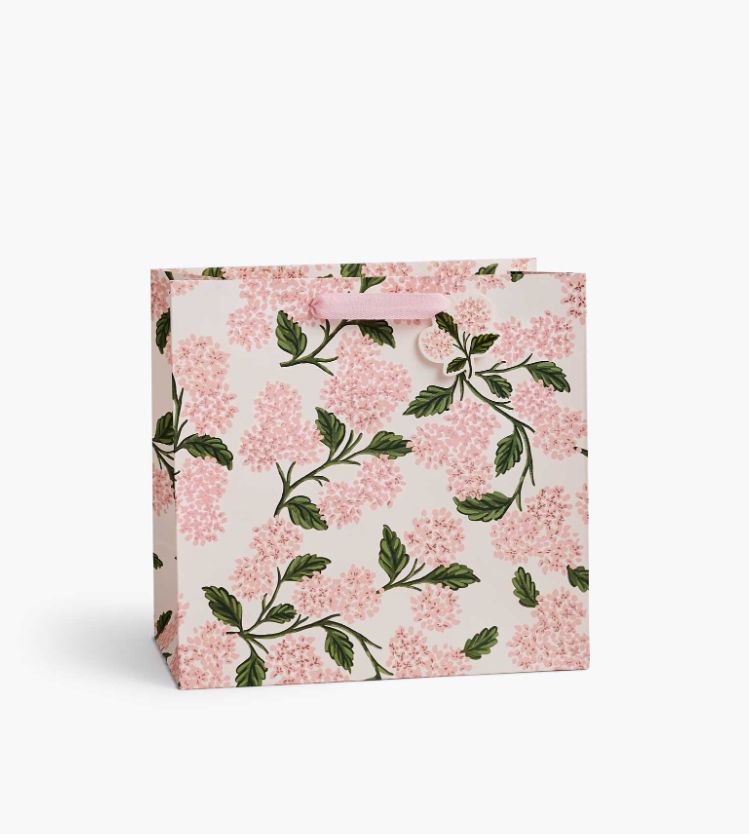 Rifle Paper Co. Gift Bag Large Pink Hydrangea