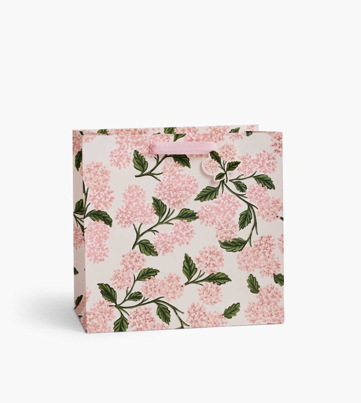 Rifle Paper Co. Gift Bag Large Pink Hydrangea