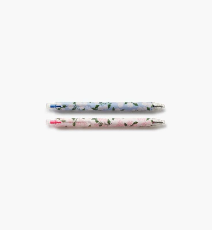 Rifle Paper Co. Gel Pen Set Of 2 Hydrangea