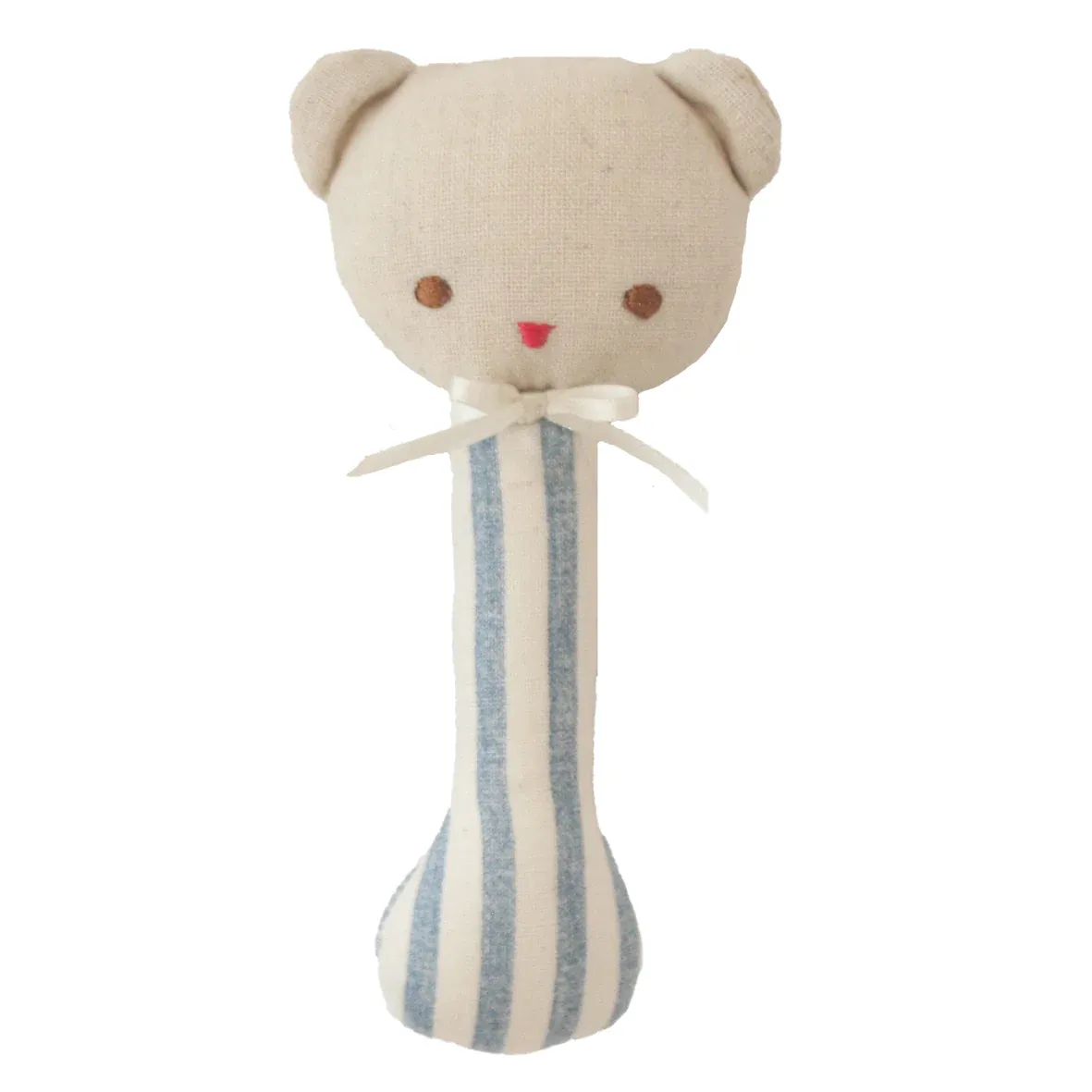 Ted Stick Rattle In Chambray Stripe