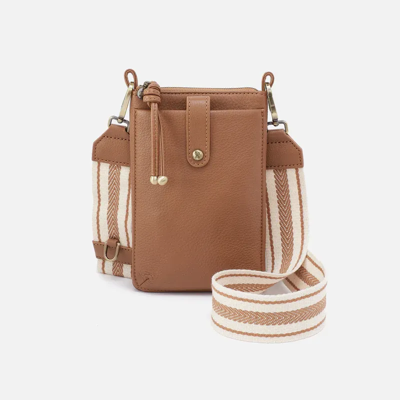 HOBO Cass Phone Crossbody In Brown Sugar