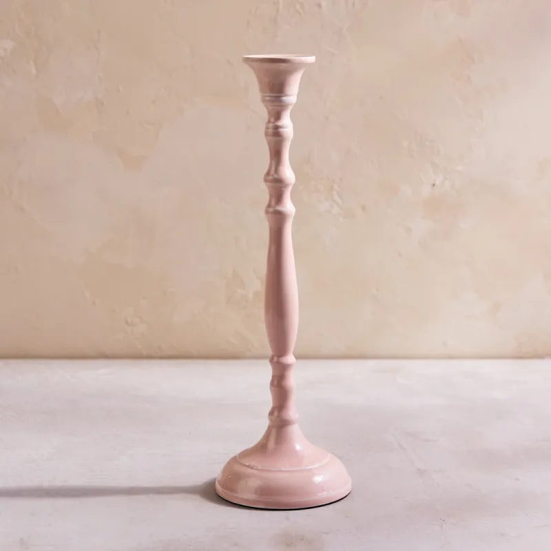 Nera Light Rose Candle Holder Large