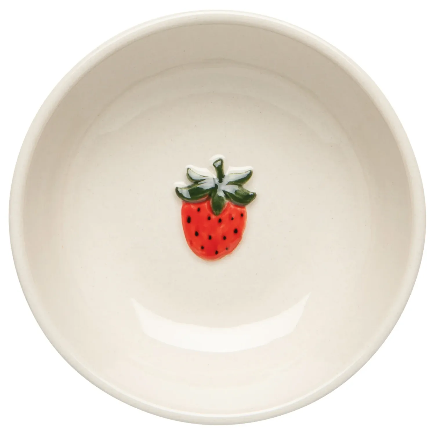 Pinch Bowl With Strawberry Motif