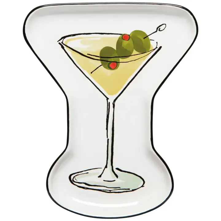 Stoneware Martini Shaped Dish