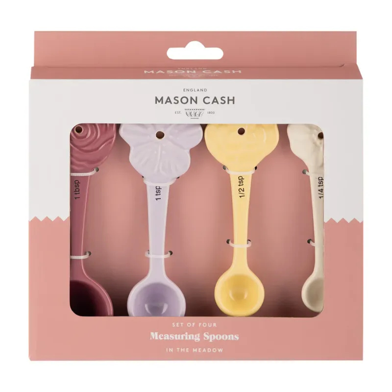 Mason Cash Set Of 4 In The Meadow Measuring Spoons