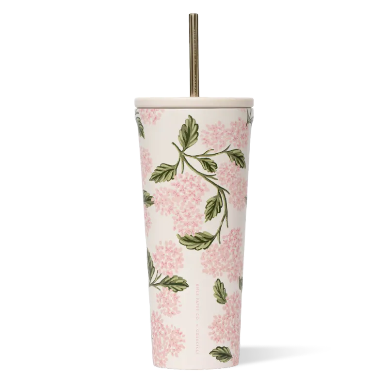 Corkcicle x Rifle Paper Co. Cold Cup 24oz In Pink Hydrangea