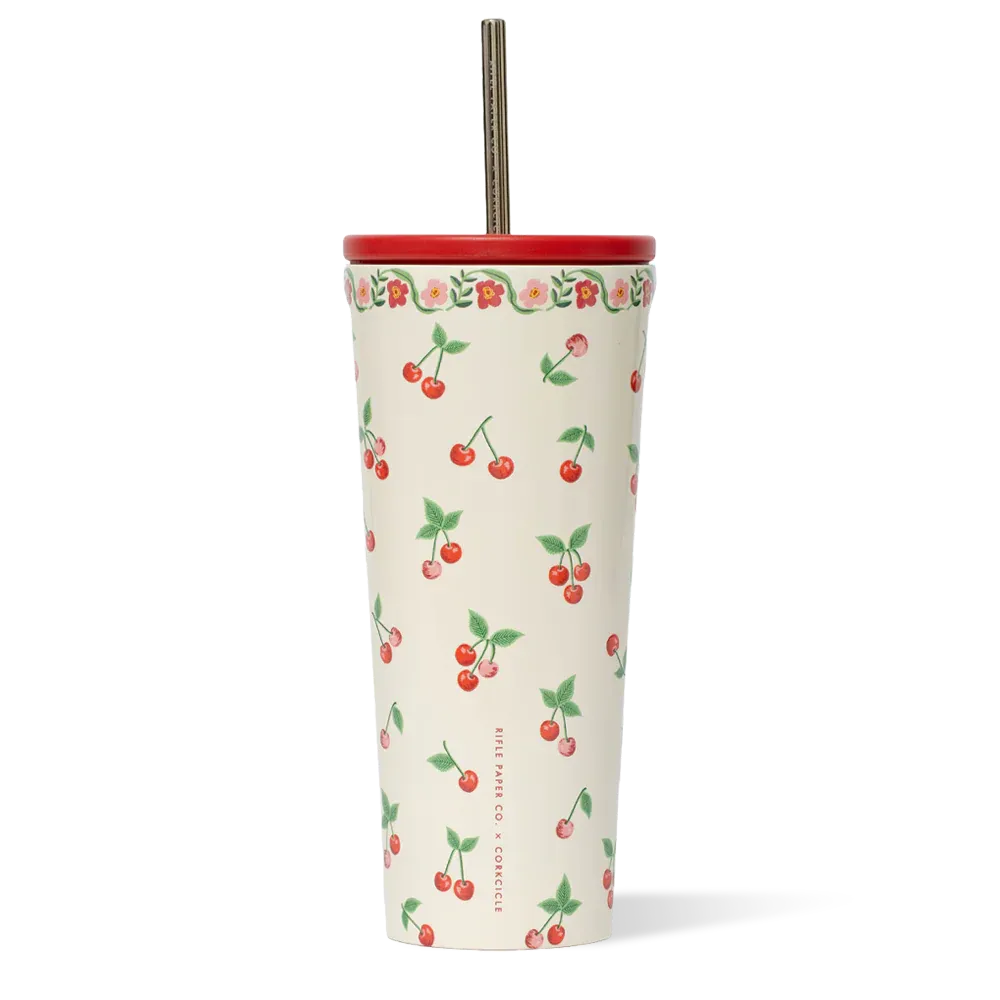 Corkcicle x Rifle Paper Co. Cold Cup 24oz In Cherries
